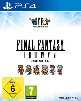 Final Fantasy I-VI Collection [Anniversary Edition] box art for Playstation 4